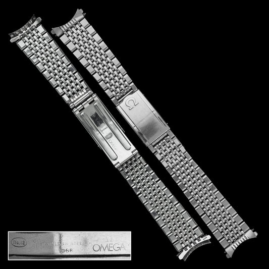 No. b8845 / Omega 19mm Bracelet - 1960s