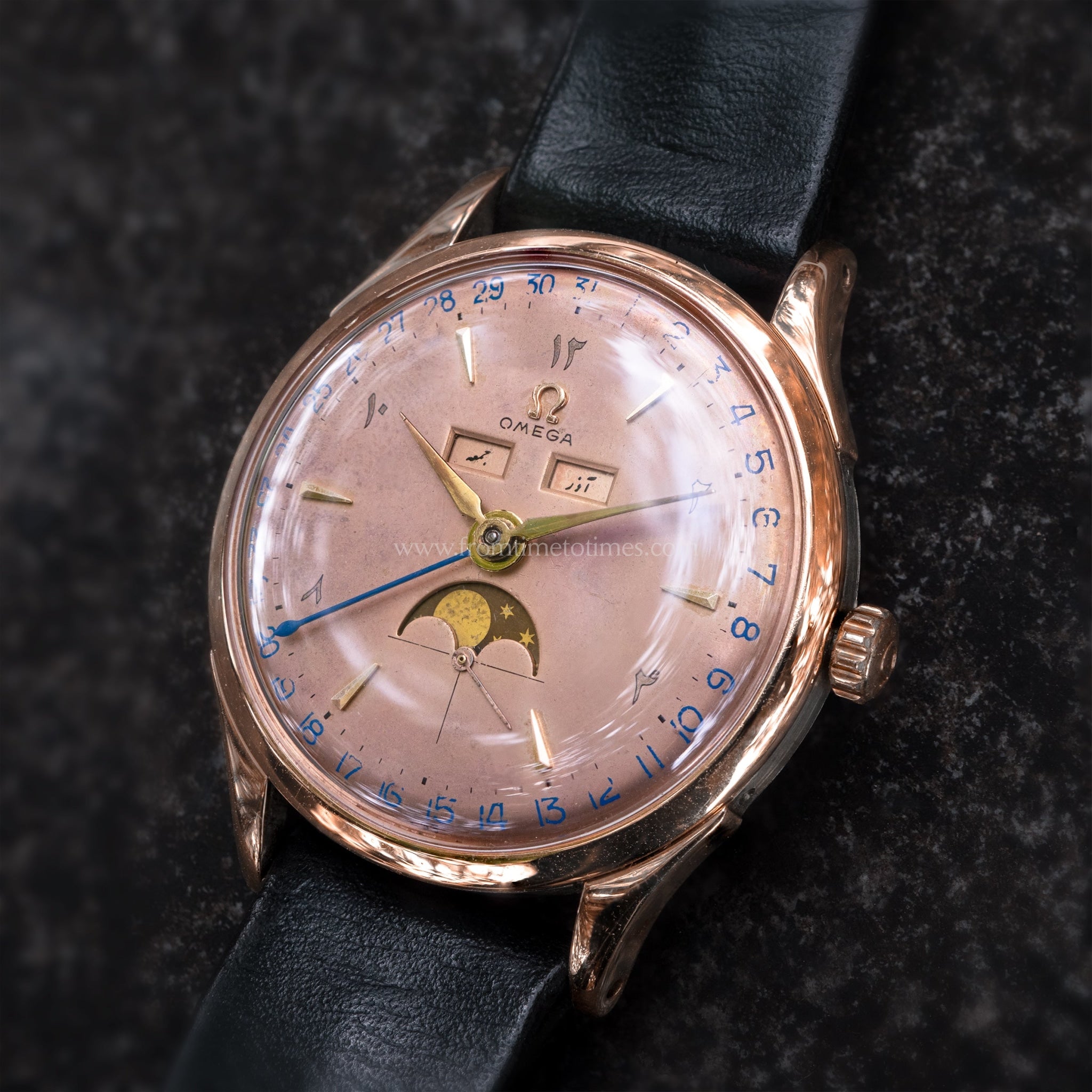 Omega cosmic 2024 moonphase gold