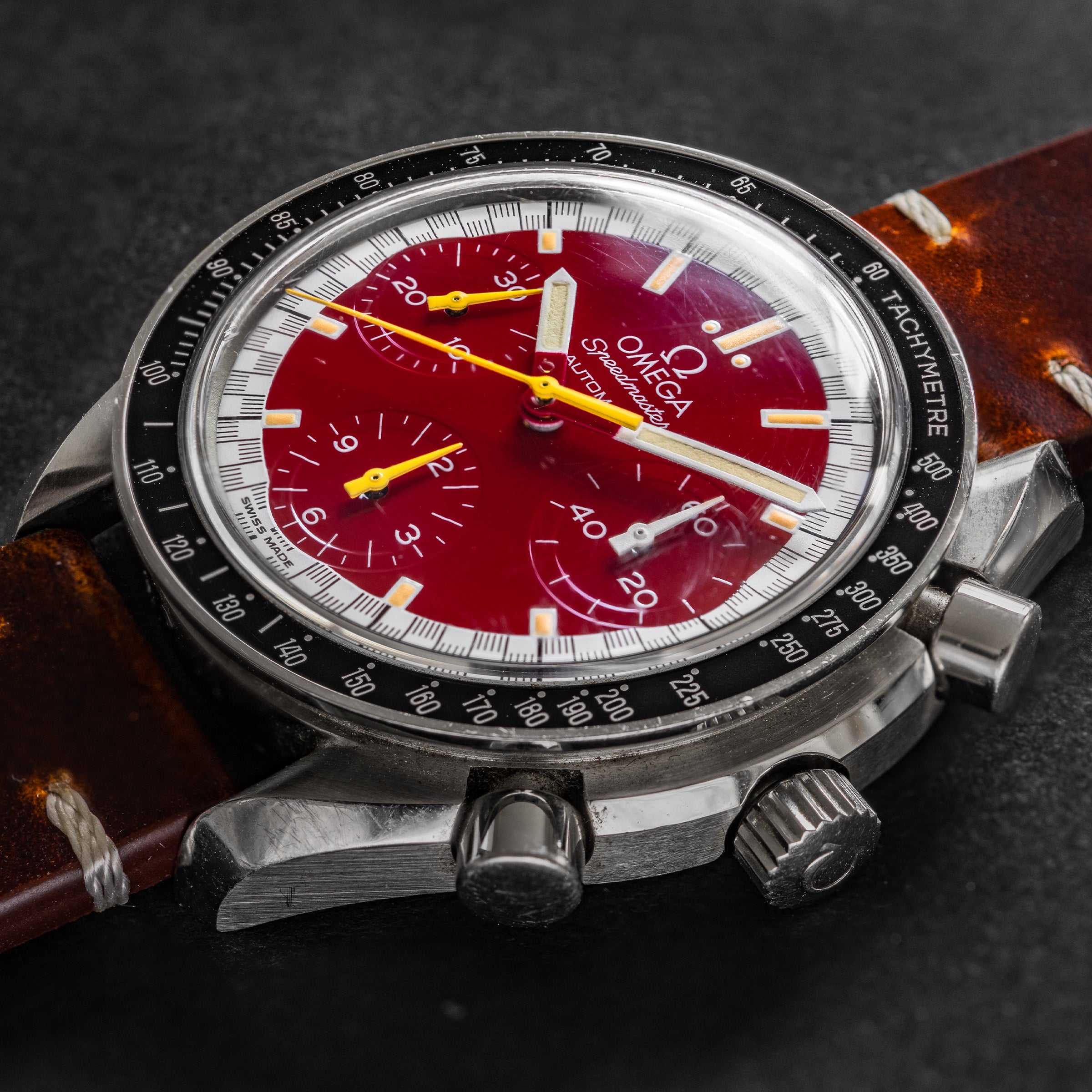 Omega speedmaster michael online schumacher red