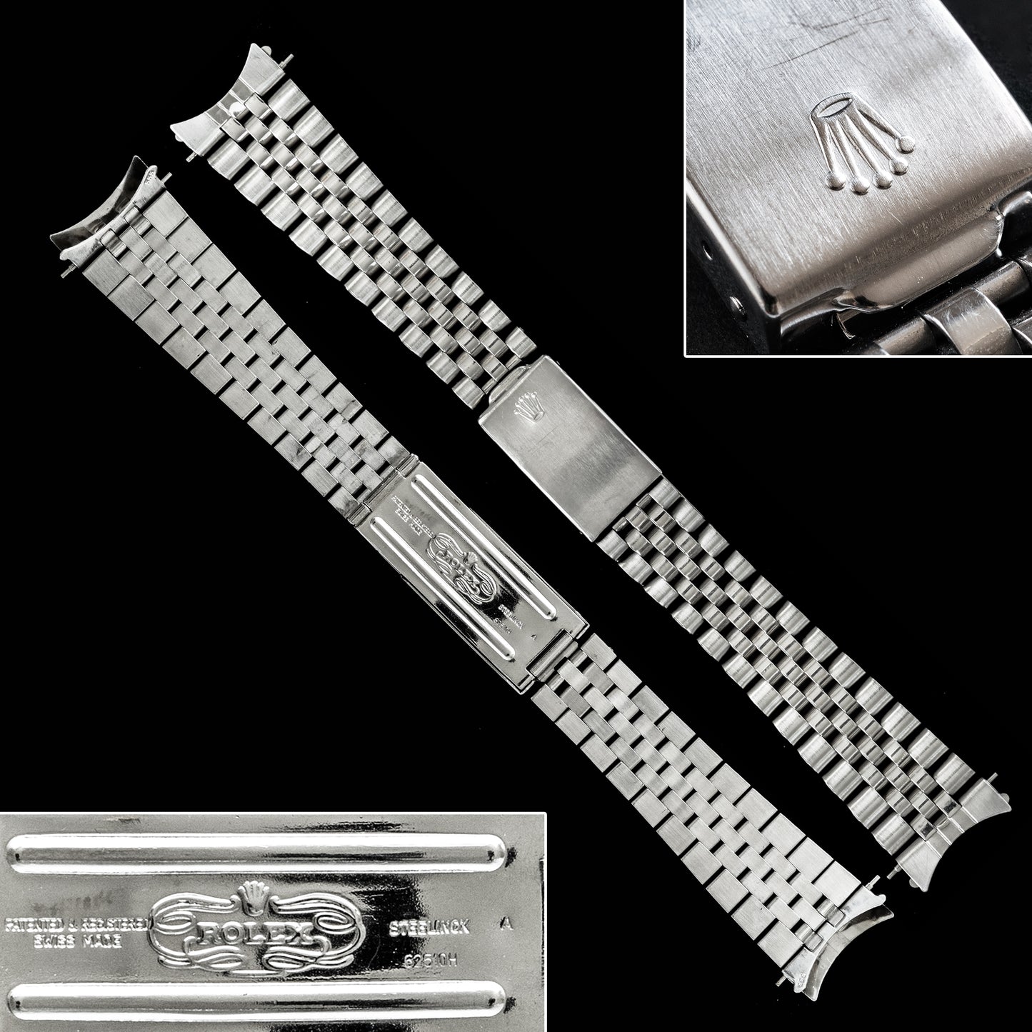 No. b2215 / Rolex Jubilee Bracelet - 1970s
