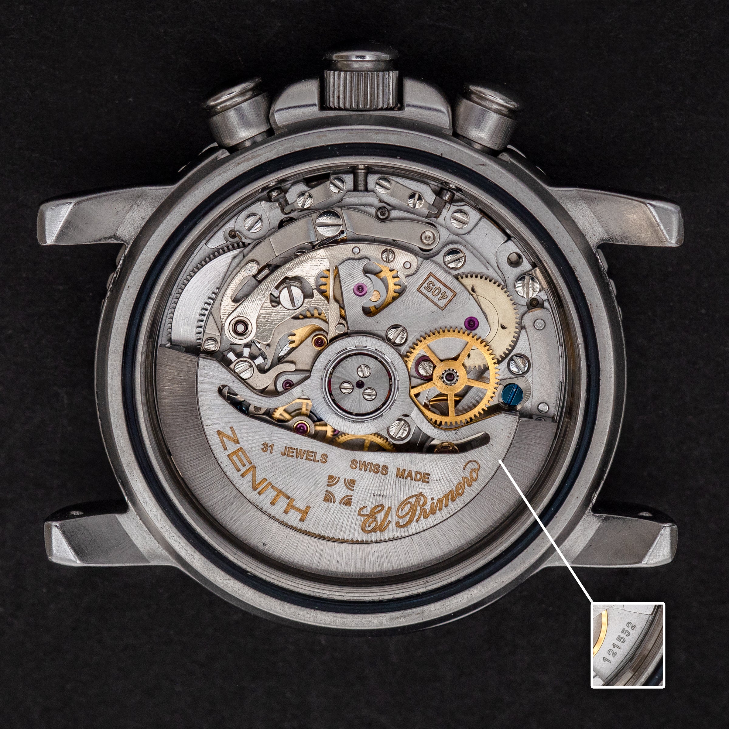 Zenith 405 clearance movement