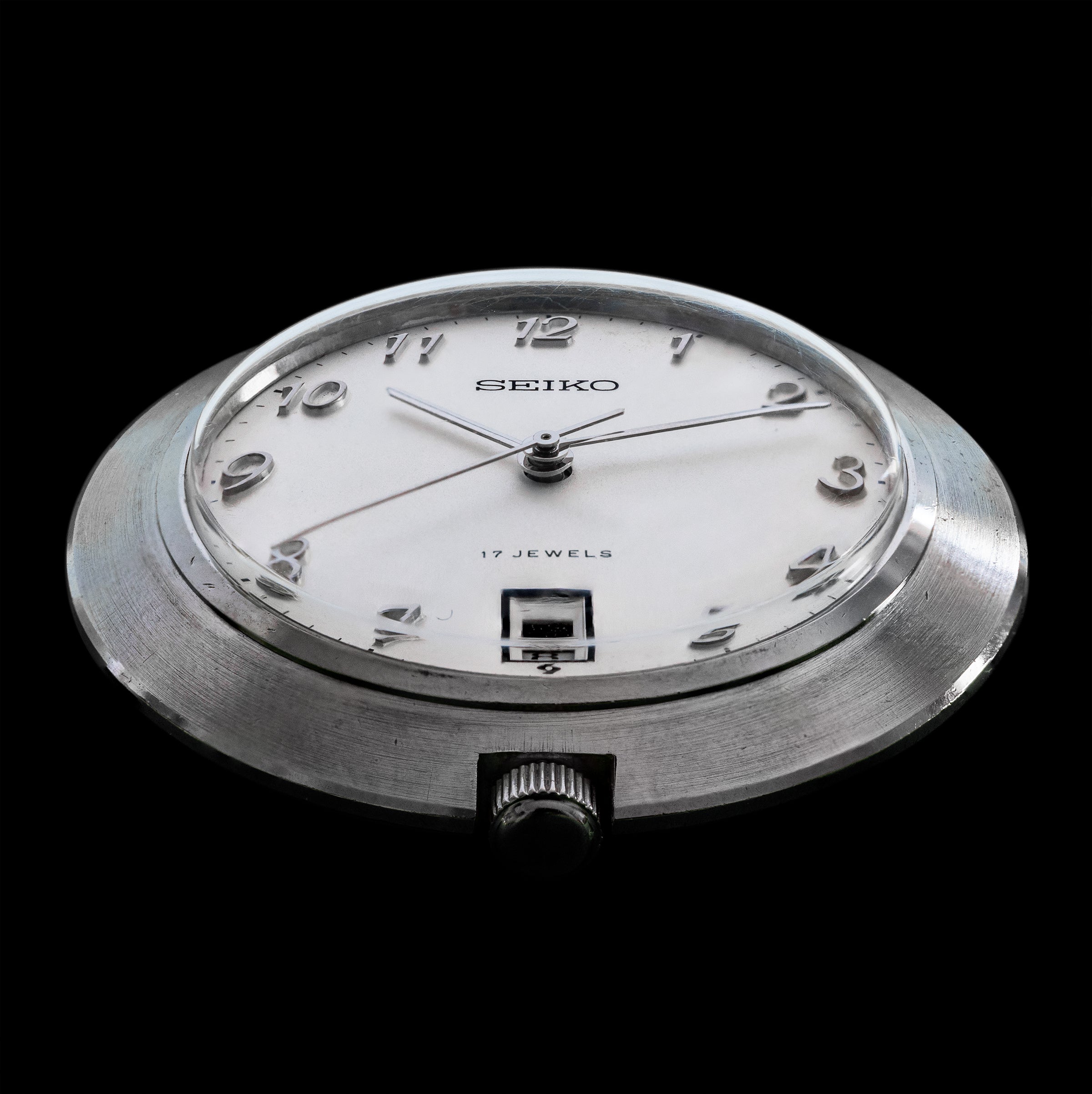 Seiko mechanical best sale pocket watch