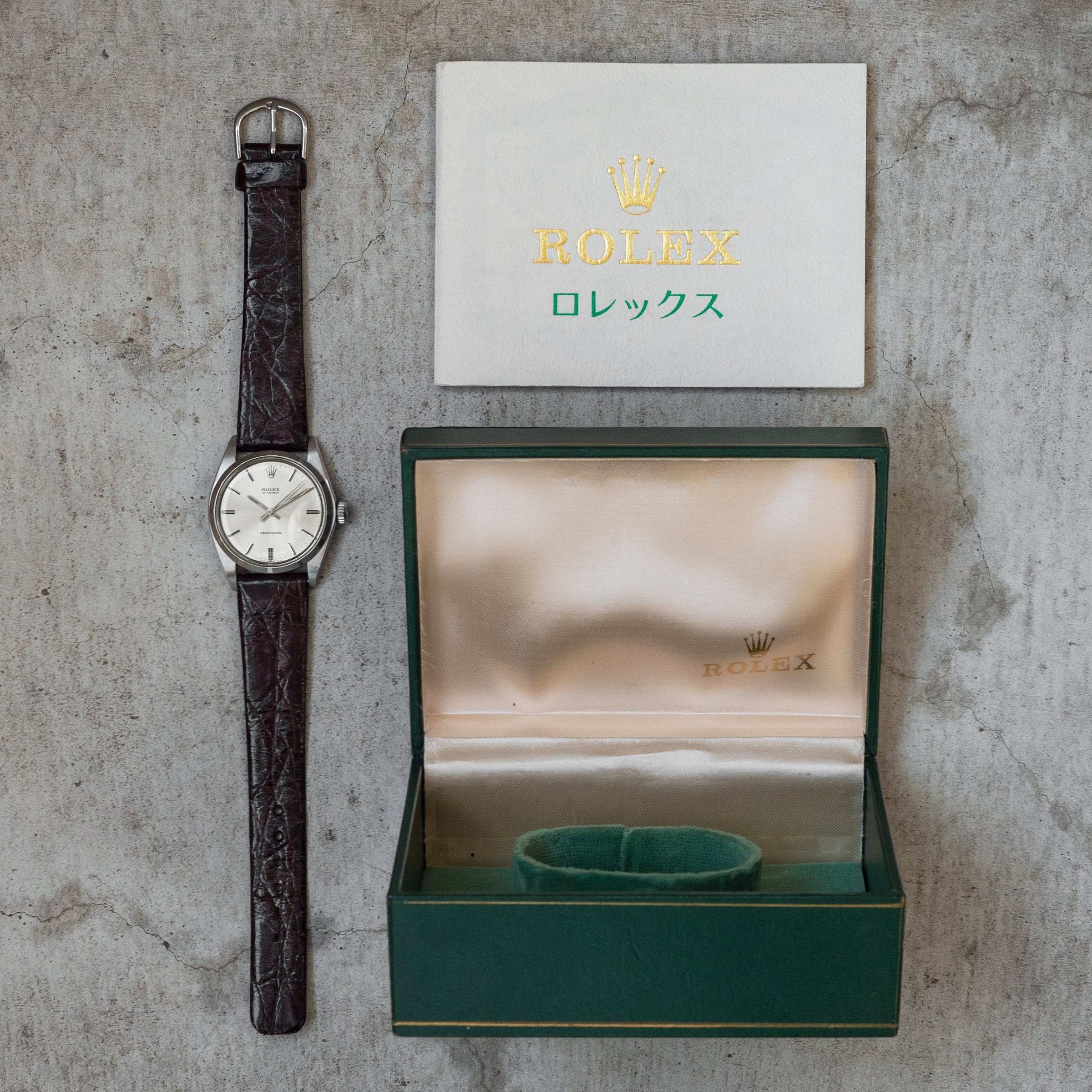 No. 366 Rolex Oyster Precision with Box and Paper 1969