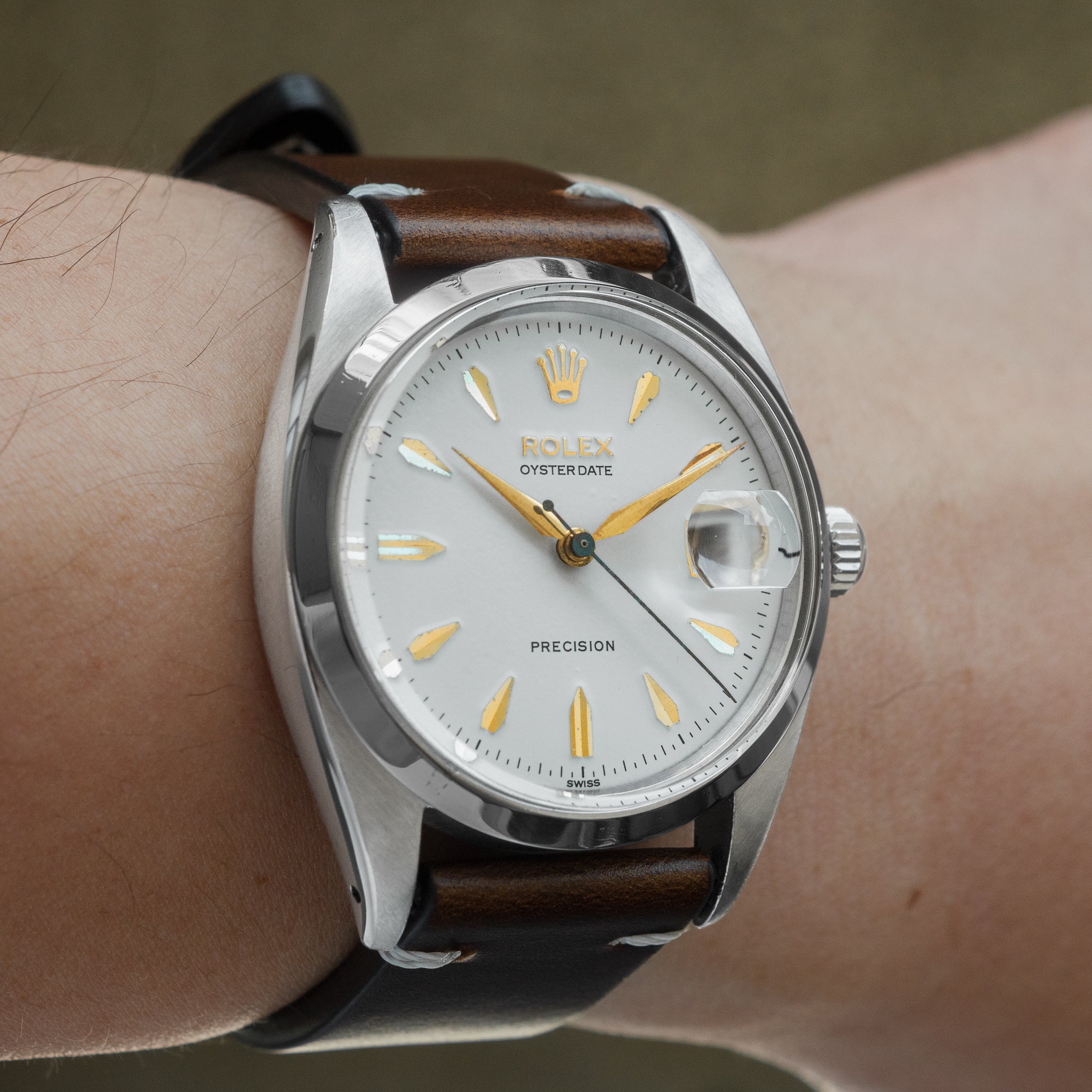 Rolex oysterdate shop precision 6494