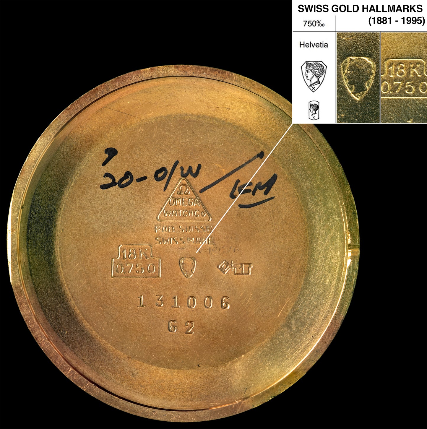 No. 419 / Omega Genève 18K Solid Gold - 1961