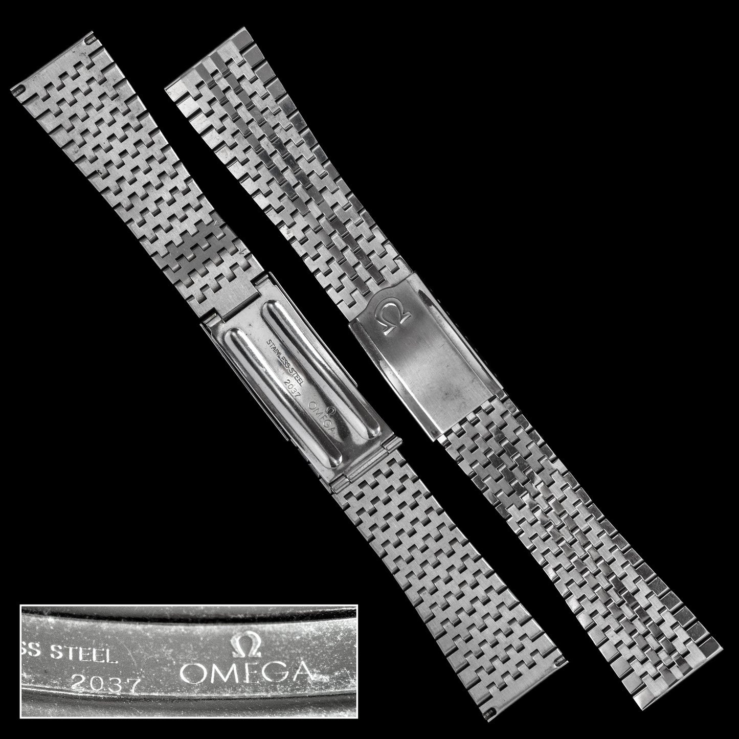No. b4415 / Omega 20mm Bracelet - 1960s
