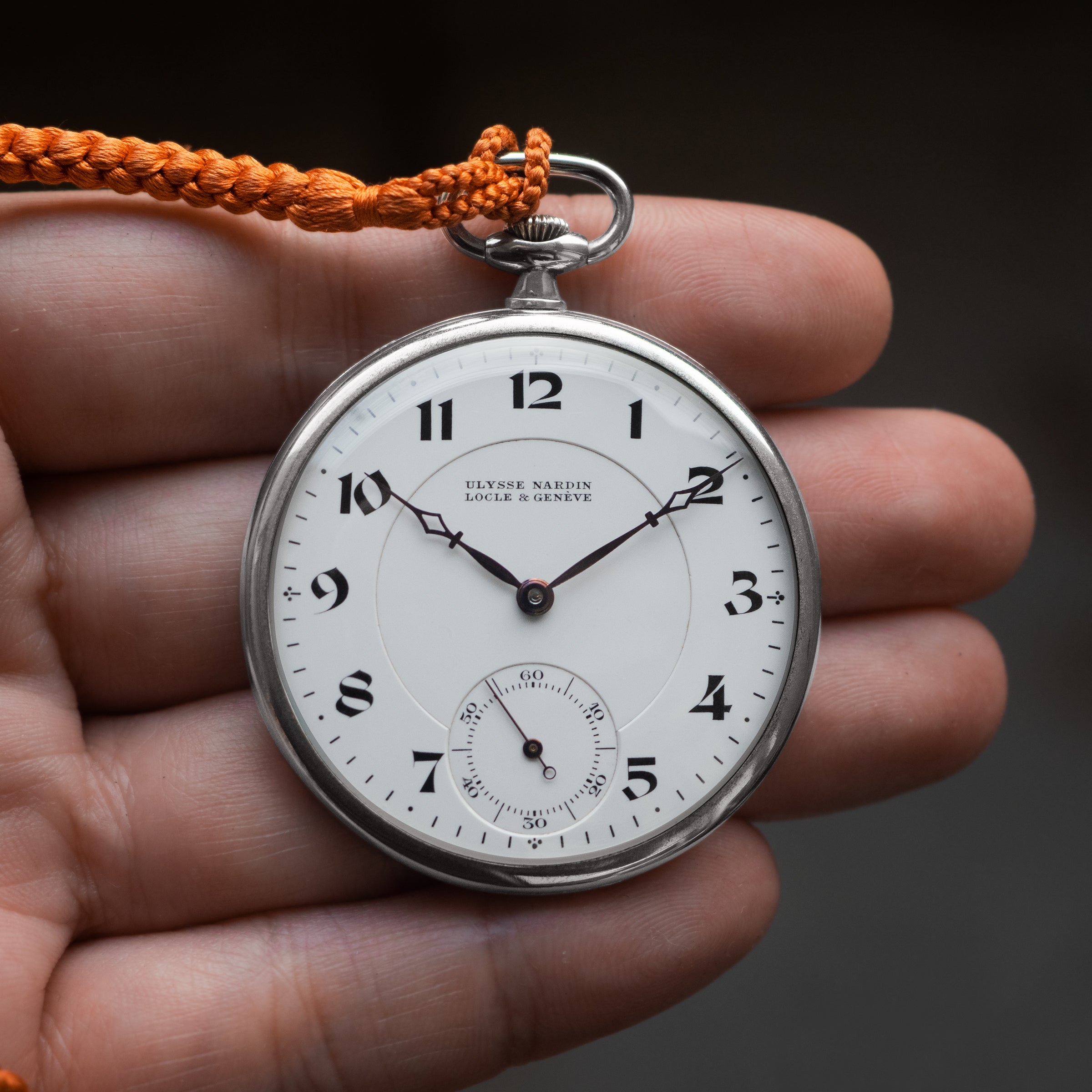 No. 442 Ulysse Nardin Pocket Watch with Box 1930s From Time