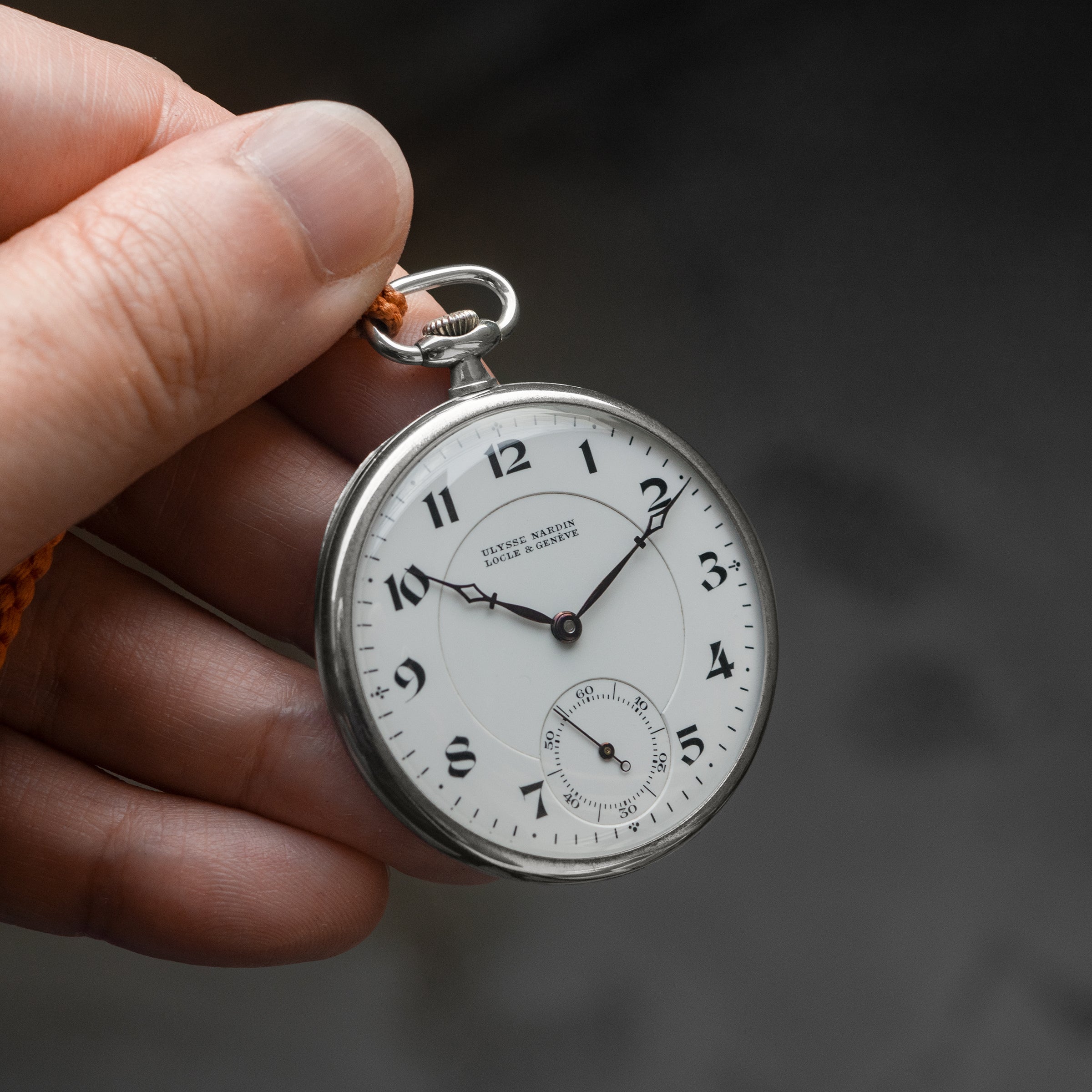 No. 442 Ulysse Nardin Pocket Watch with Box 1930s From Time