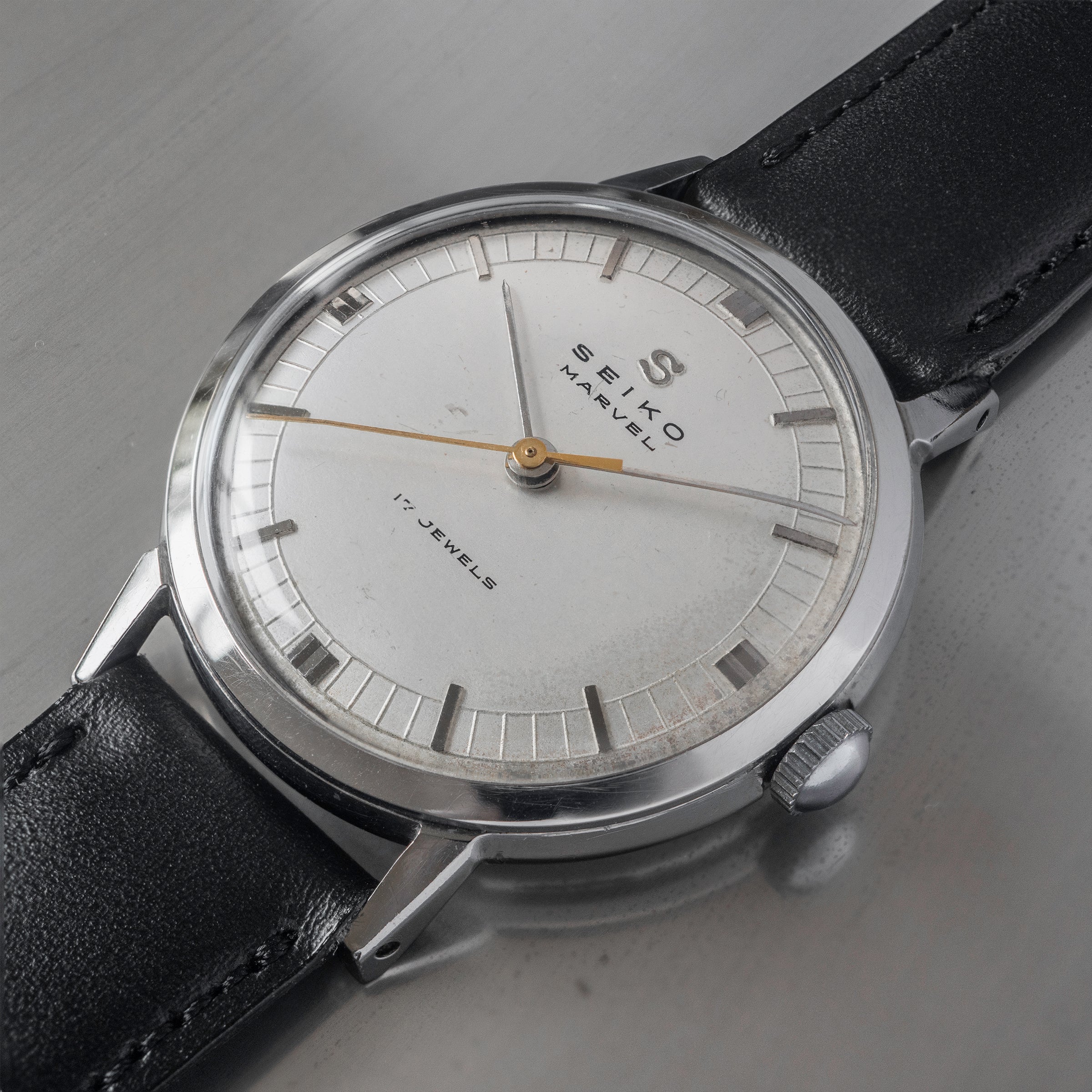 安心発送】 - SEIKO (472) 1961年製 34mm 手巻き マーベル セイコー OH 