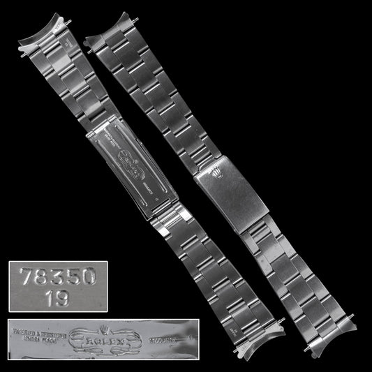 No. b5775 / Rolex 19mm Oyster Bracelet - 1977