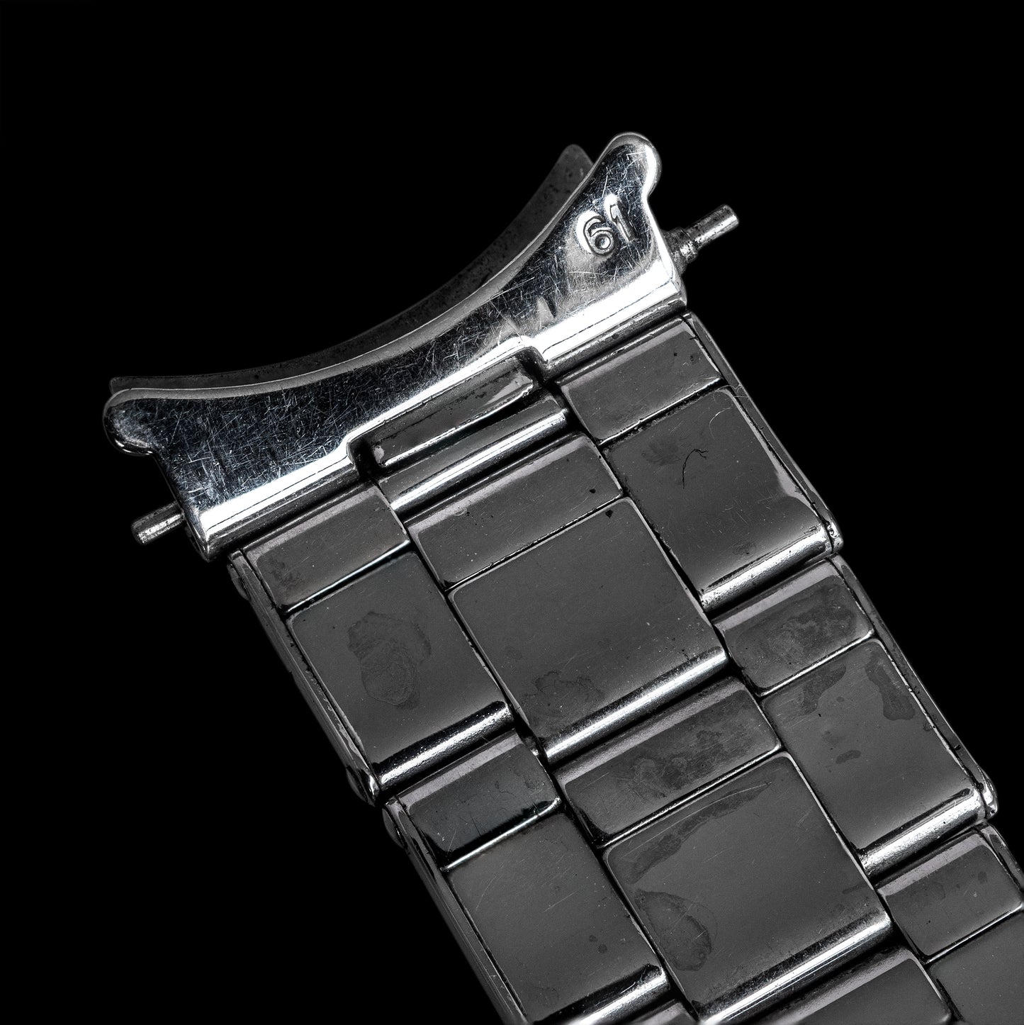 No. b5835 / Rolex 19mm Rivet Bracelet - 1950s