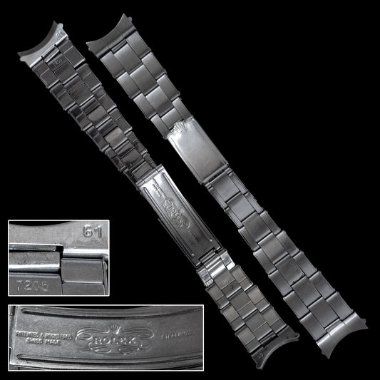 No. b5855 / Rolex 19mm Rivet Bracelet - 1965