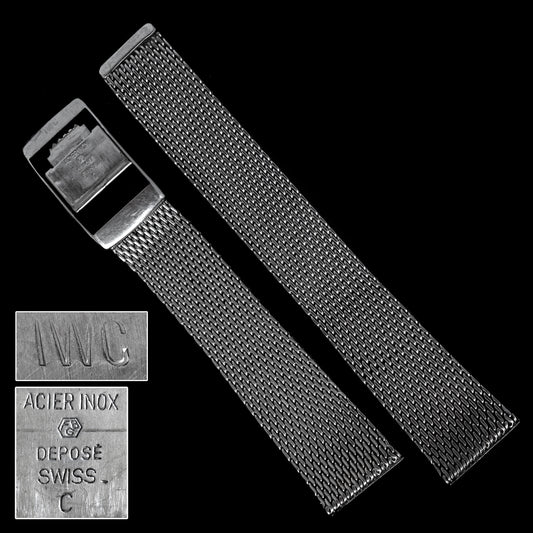 No. b5955 / IWC 19mm Mesh Bracelet - 1970s