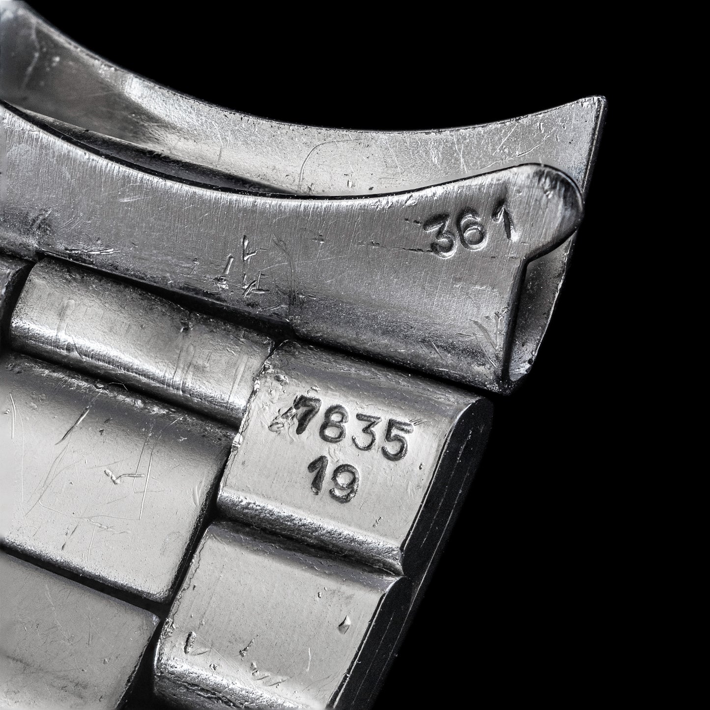 No. b6085 / Rolex 19mm Oyster Bracelet - 1977