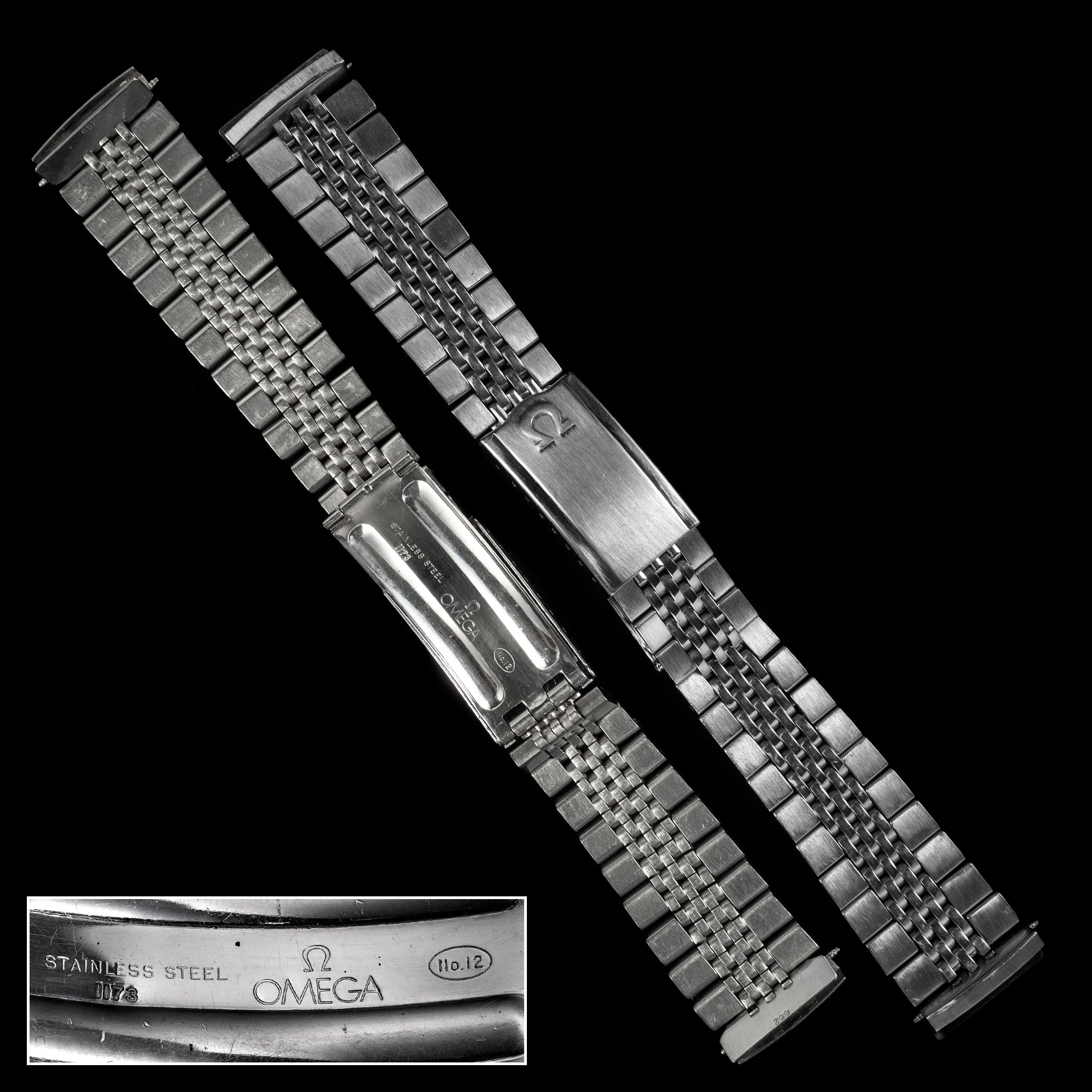 No. b6615 Omega 20mm Bracelet 1960s